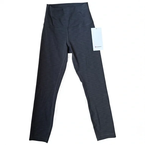 Lululemon Wunder Train High Rise Crop 23” Heather Gray | Size 4 | NWT 🖤 - Picture 3 of 4
